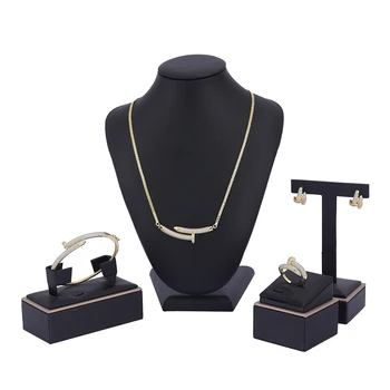 2021 Martie noul design na il nunta bijuterii set pentru femei set de bijuterii de moda de cupru de înaltă calitate set de bijuterii