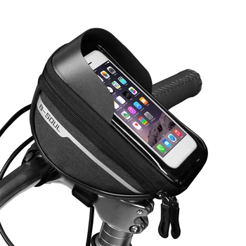 Bicicleta geanta de Bicicleta cu Suport pentru Telefon de Biciclete de Munte Sac Impermeabil Touchscreen Telefon Mobil rezistent la apa Sta Mobile Inteligente bolsa bicicleta