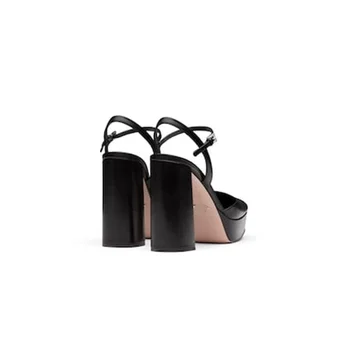 MStacchi Femeie de Moda Sandale de Culoare Solidă Catarama Curea de Deget de la picior Pătrat Brut Pantofi cu Toc de Primavara Toamna Femei, Pantofi cu Toc inalt 2021