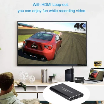 USB3.0 Captura USB HDMI 4K60Hz Captura Video HDMI pentru Card de Captura Video USB Dongle Joc de Streaming Live Stream Broadcast MICinput