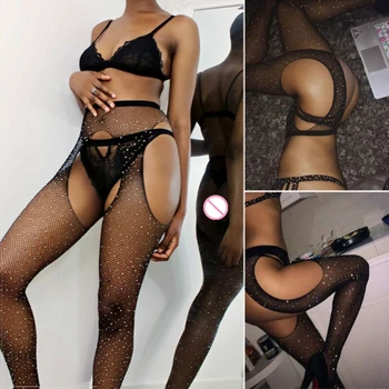 2021 Sexy Femei Îmbrăcăminte Exotic De Talie Mare Deget In Fund Ciorapi Club Șosete Deschis Picioare Lenjerie De Corp Transparent Sexe Costume