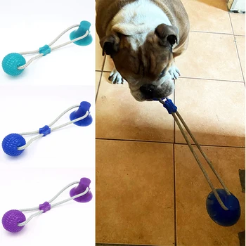 Jucării câine de Companie Catelus Interactiv ventuza Împinge TPR Mingea Jucării Molar Musca Jucărie Corzi Elastice Câine de Curățare Dinte de Mestecat Consumabile