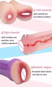 Anime Artificiale Vagin Masturbator Cupa Fals Anal Simulator Erotic Jucării pentru Adulți Vaginul Real Jucarii Sexuale pentru Bărbat Buzunar Silicon Pizde