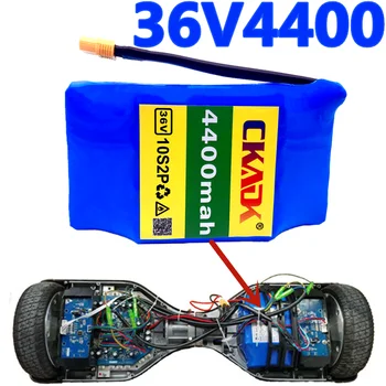 18650 baterie CKADK 10s2p 36V Li-ion reîncărcabilă baterie 4400mah 4.4 ah singur ciclu de tensiune a bateriei