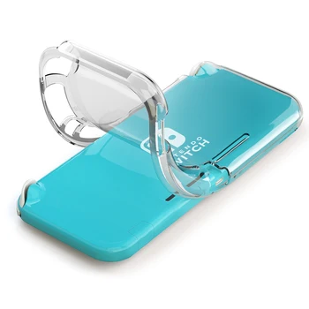 Capac de protecție Pentru NS Lite Moale Transparent TPU Caz Pentru Nintendo Comutator Lite Consola de Cristal rezistent la Șocuri Comutator Mini Caz
