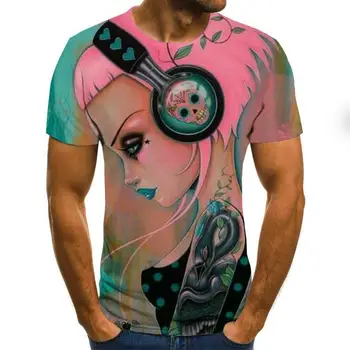 Bere 3d de Imprimare T Tricoul E Timpul Scrisoare Femei Bărbați Amuzant Noutate T -Shirt cu Maneci Scurte Topuri Unisex Tinuta vestimentara