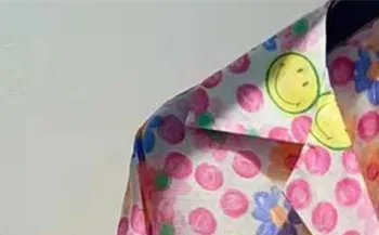 Femei Bluza Colorate Smiley Imprimare Dintata Singur Pieptul Maneca Scurta Tricou Casual de Vară 2021