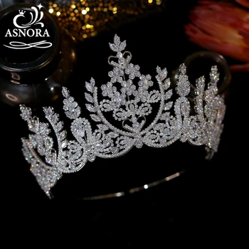 Regina Coroana Coroana De Mireasă Nunta Frizură Printesa Cadou De Ziua De Cristal Accesorii De Par Cristal Diademe Și Coroane Pentru Femei