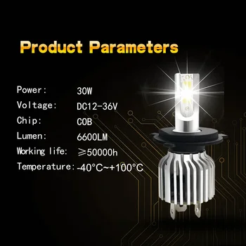 H3 H7 LED-uri Faruri H1 9006 H13 H4, H11, H8 H9 Becuri cu Led-uri 9005 H27 880 881 Super-Luminos Auto Lumina de Ceață Lumina Auto 2 buc CJ