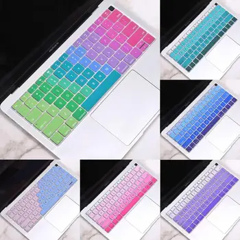 Pentru MacBook Air 13 inch 2018 2019 Eliberarea A1932 ID-ul Touch Keyboard Cover Culoare Gradient NE Scrisoare engleză Tastatură Protector al Pielii