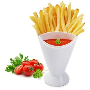 Gustare Con Sta + Elimina Dip Suport pentru cartofi Prăjiți Chips-uri Degetul Mâncare Restaurant Acasă