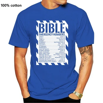 Biblia de Urgență Numărul Nouă Cămașă Bărbați Creștini Devotament Închine lui Isus Hristos casual Barbati Design Hip Hop de sex Masculin de a Face Tricouri