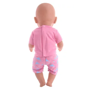 Nou stil Roz Serie Haine Rochie saci Fit16-18 Inch American de Fata modelului&43 CM Renăscut New Born Baby Doll Generația Noastră Jucărie