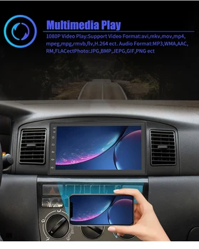 DOVOX Android Radio Auto 2 Din cu GPS de Navigare Multimedia Player Video 2.5 D Grohotis 7