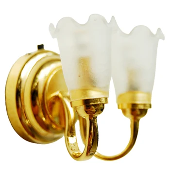Casă De Păpuși În Miniatură Retro Lampa Cu Baterii Casă De Păpuși Decor