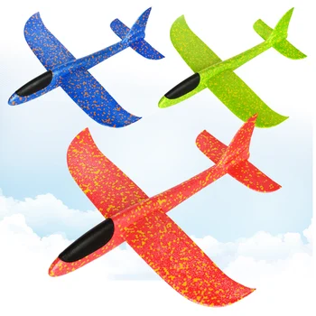 5pcs Mare Parte Lansa Aruncat Planor Aeronave Inerțiale Spumă EPP Avion de Jucarie pentru Copii Modele Plane în aer liber Jucărie Distractiv