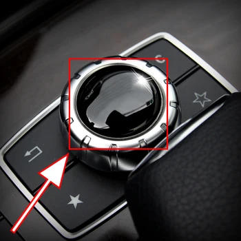 1buc Masina Centrală de Control Multimedia Buton de Acoperire Autocolant Accesorii Auto Pentru Mercedes Benz AMG GLC GLE E CLA, GLA W205 W211 W213