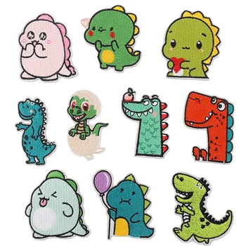 Dinozaur drăguț Patch-uri pentru Haine Copii DIY de Desene animate de Animale Patch Fier pe Haine Thermoadhesive Patch-uri Aplicatiile T-shirt Insigne