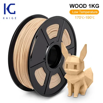 KAIGE LEMN Imprimantă 3D cu Filament de 1.75 mm 1kg Cu 18% Fibre de Lemn & 82% PLA Fără Bule Aproape din Lemn Masiv de Efect Pentru Pen 3D Print