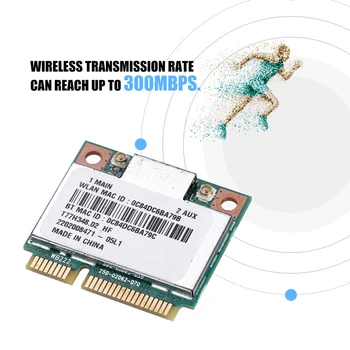 Dual Band 2.4 G/5G Atheros AR5B22 WI-FI Wireless 300Mbps Jumătate Mini PCIE WiFi+BT 4.0 Bluetooth, COMBO Lan placa de Retea