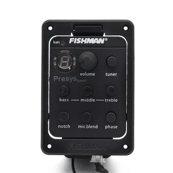 FISHMAN Presys Amestec 301 Dual Mode Chitara Preamp EQ Tuner Piezo Pickup Mic Bate