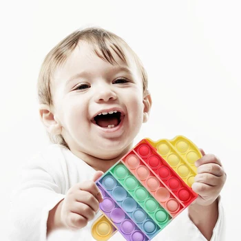 Amuzant Frământa Jucărie Antistres Jucării Pentru Copiii Adulți Împinge Bubble Frământa Senzoriale Jucărie Moale Jouet se Toarnă Autiste антистресс