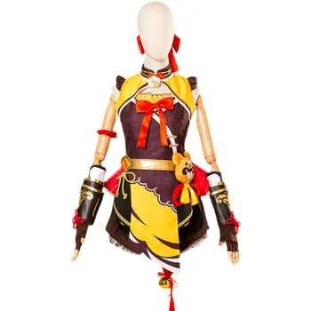 Joc Fierbinte Genshin Impact Xiang Ling Costume Cosplay Anime Proiect Accesorii De Halloween Fata Topuri Pantaloni Gouba Urs Prop Set