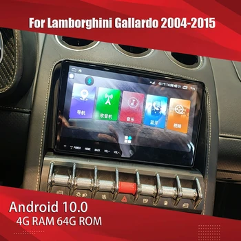 AuCAR Android 10 unitatea de cap Pentru Lamborghini Gallardo 2004-radio Auto 6GB 4G SĂ HD IPS stereo nou look