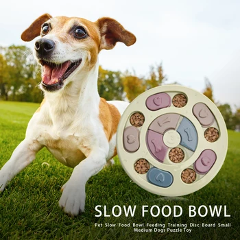 Hot Dog Puzzle Jucarii Crește Interactive Lent De Distribuire De Hrănire Formare De Câine De Companie Jocuri Alimentator Pentru Mediu Mic Cățeluș Câine