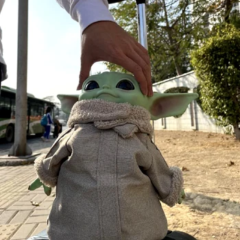 28cm Star Wars Yoda Copil La Copil Pvc Anime figurină Pluș Jucării Yoda Maestru Mandalorian Păpuși Cadouri Pentru Copii Jucarii