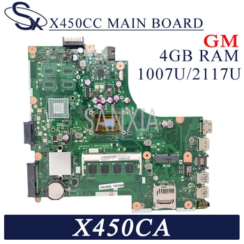 KEFU X450CC Laptop placa de baza pentru ASUS X450CA X450C original, placa de baza 4GB-RAM 1007U/2117U GM