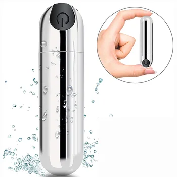 USB de Încărcare Puternic Mini Glont Vibrator Cu 10 Viteze G-spot Biberon Stimulator Clitoris Orgasm Anal Dildo Adult Jucarii Sexuale Pentru Femei