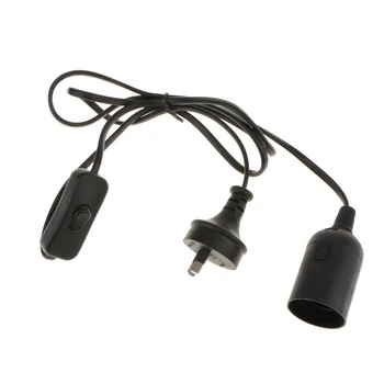 1,5 m E27 Plug-In de Agățat Pandantiv Lampă Bec Soclu AU Plug-in-Cablu de Alimentare Adaptor