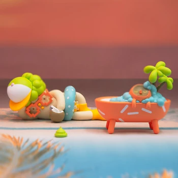 POP MART Ediție Limitată Modoli Bibble Om-Bucurați-vă de Serie Orb Cutie Drăguț Kawaii Vinyle Jucarie Figurine Transport Gratuit