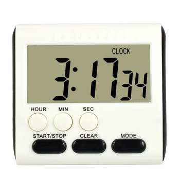 Magnetic Mare, Digital LCD Bucătărie Timer cu Alarmă cu voce tare Conta în Sus și în Jos Ceas pentru 24 de Ore