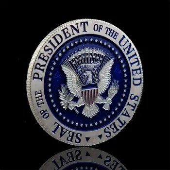 Aur, Argint Placat cu Statele Unite ale americii 2021 46-Președintele Biden Provocare Monede de Metal Creative Comemorative de Suveniruri Non-valută