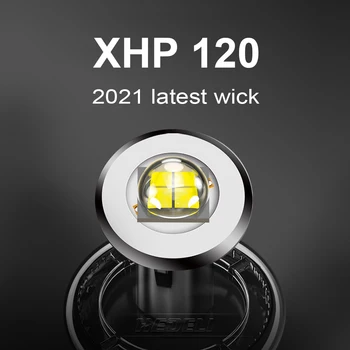 Newst LED Far XHP120 COB Far Puternic Reîncărcabilă usb Cap lanterna Lanterna 18650 de Vânătoare Portabil XHP90 LED-uri Lanterna