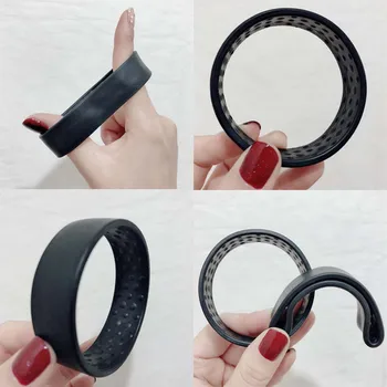 Femeie Coada de cal Titularul Cravată de Păr Pliabil elastice de Păr Silicon Staționaritatea Elastic Banda de Păr Simple accesorii de par