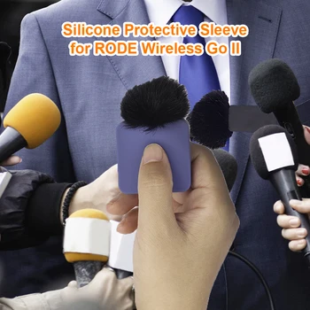 3pcs Praf de Silicon de Protecție Caz pentru MERS Wireless Merge II Microfon Accesorii preveni coliziunea și zero
