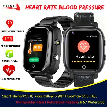 Smart 4G Apel Video de Ceas în Vârstă Părinții Bătrâni Heart Rate Monitor de Presiune sanguina Urmă GPS Localiza aparat de Fotografiat Telefon Android Smartwatch