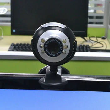Noul USB 2.0 Camera Web 6 LED Lumina de Noapte HD Webcam MICROFON Pentru Calculator, PC, Laptop, Desktop Webcam Camera de Înaltă Calitate Dropshipping