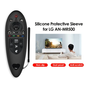 Protecție de Silicon de Control de la Distanță Caz Pentru LG AN-MR500 Magic Remote Acoperire pentru MR500 TV de la Distanță Accesorii Picătură de Transport maritim