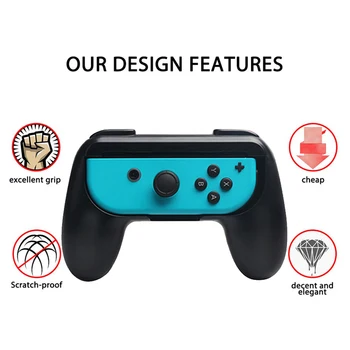 2 Buc Jocul Joy-con Maner de Prindere Consola de Jocuri Stand Confortabil Controller Suport pentru Nintendo Comutator Dual Dublu Jucători Joc