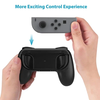 2 Buc Jocul Joy-con Maner de Prindere Consola de Jocuri Stand Confortabil Controller Suport pentru Nintendo Comutator Dual Dublu Jucători Joc