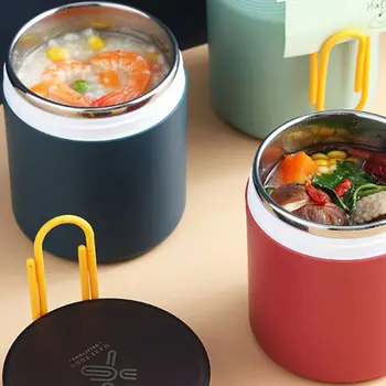 450ML Etanșe Lunchbox Singur Perete din Oțel Inoxidabil Alimentar Termos pentru Copii Termos Cutie de Prânz Alimente Supa de Containere