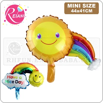 Mini Rainbow Zâmbet Nor de Baloane petrecere de ziua pentru copii balon noi copiii de soare de jucarie floarea soarelui albine Aniversare Decor