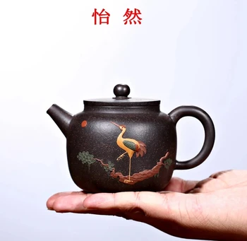 275ml Autentic Zisha ceainic celebru toate lucrate manual Yixing original lut violet palatul lampa ceainic ceai Kung Fu fierbător personalizate