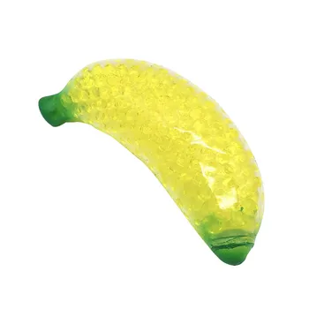 Spongios Banana Șirag de mărgele de Stres Mingea Jucărie Compresibil Fragili de Relief de Stres Jucărie pentru Adulți Copii, Amuzant Anti-stres Stres Reliver
