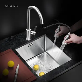 ASRAS SUS 304 manual de chiuveta de bucatarie de la robinet nu este inclus