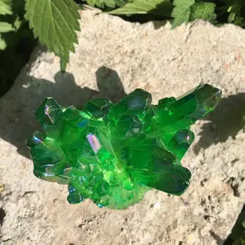 100-120g Naturale cristal de cuarț Rare frumoasă flacără aura cristal de cuarț cluster Minereu Minerale de Vindecare Specimene